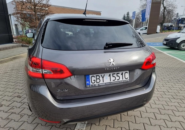 Peugeot 308 cena 49900 przebieg: 139957, rok produkcji 2019 z Radom małe 379